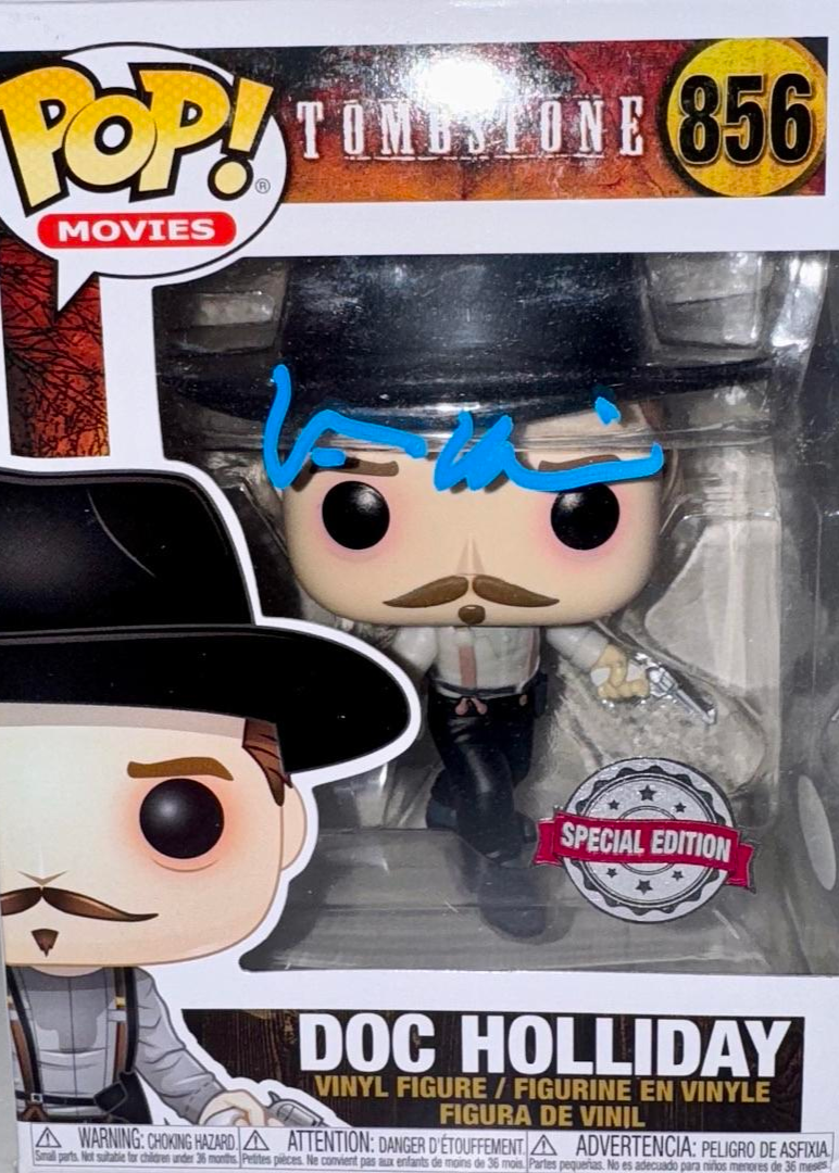 Val Kilmer Signed Funko Pop #856 "Doc Holliday" (Tombstone) *RARE* - JSA and Celebrity Authentics COA